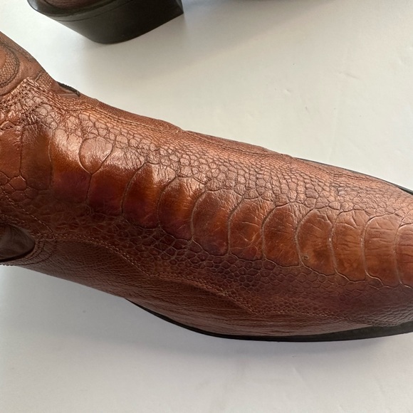 Dan Post western cowboy boots snake/ leather size 11D - Picture 4 of 7